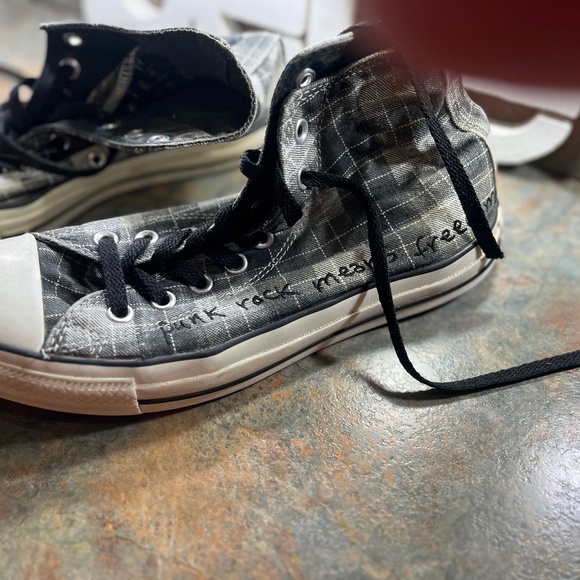 VINTAGE Converse All Star Chuck Taylor shoes unisex Women size 9.5 Men size 7.5 - Picture 9 of 13